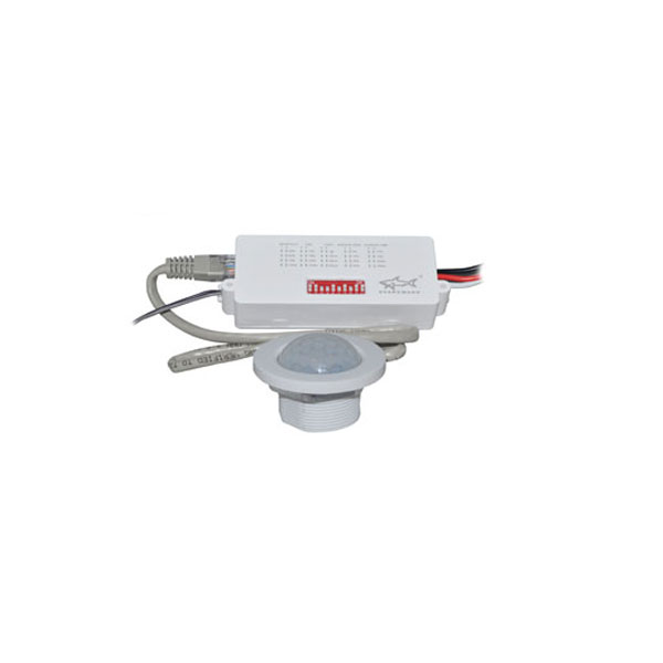 PIR Photocell and Microwave Bi-Level Dimming Sensor White