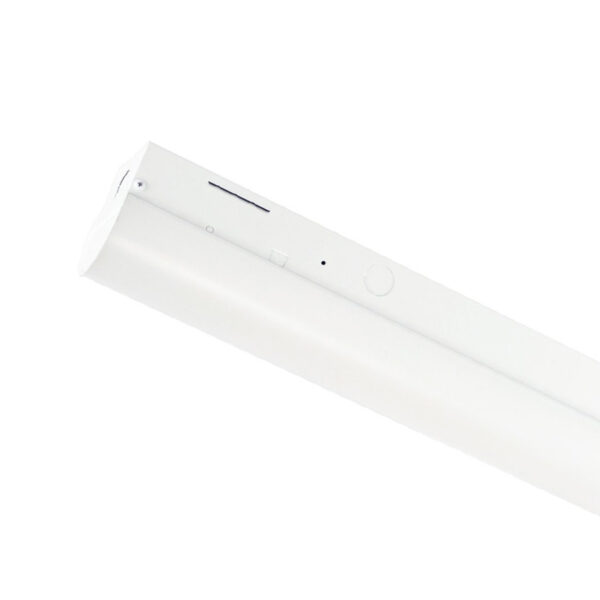 9 SERIES LED Tunable Low Bay Linear Strip, 4-FT 40W Max 3-WATT + 3-CCT White Frosted Prismatic PC Lens