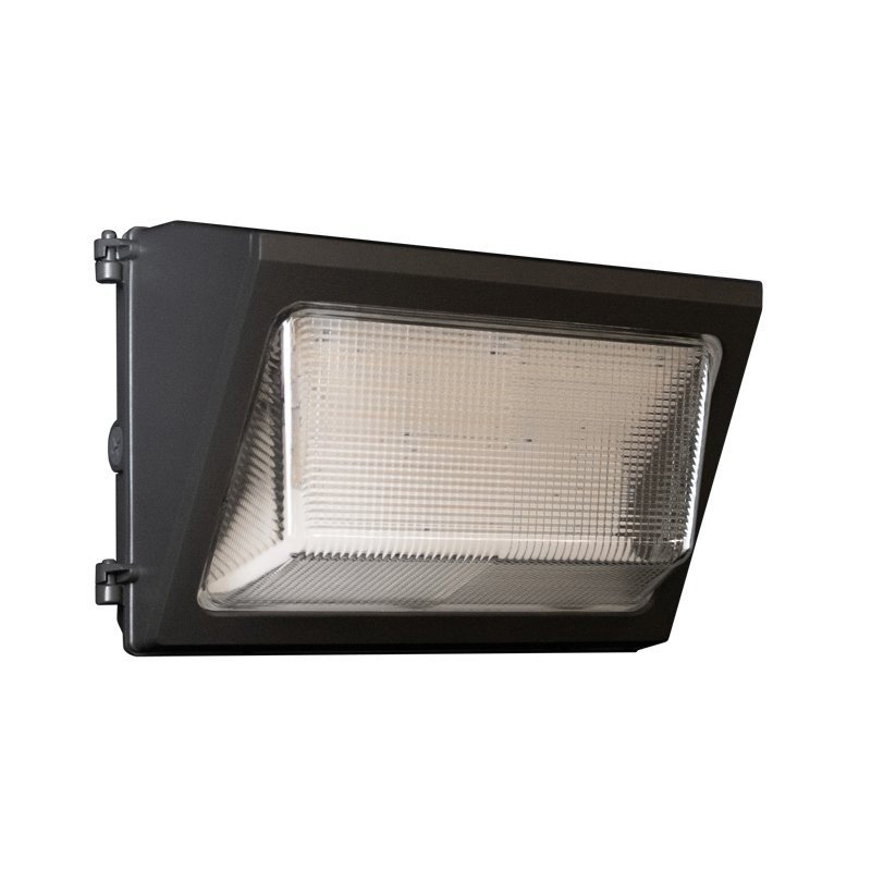 FI G5 SERIES LED Tunable Invisible Wall Pack 60W Max Select 30W 40W 60W Dark Bronze Prismatic Glass Lens