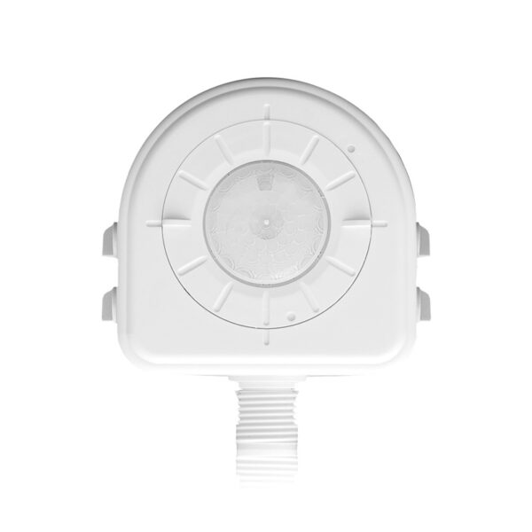 PIR Fixture Mount Dimming Sensor with Daylight Harvesting White with SNAP LOCK Offset Adapter