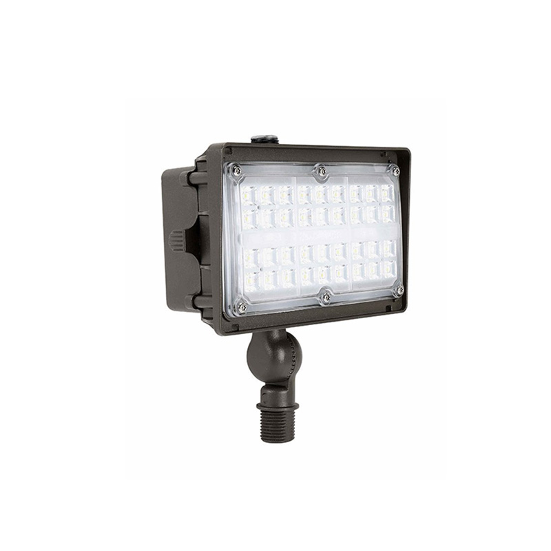 MFD08 SERIES LED Flood Light 15W Non-Dimmable Dark Bronze Clear PC Lens