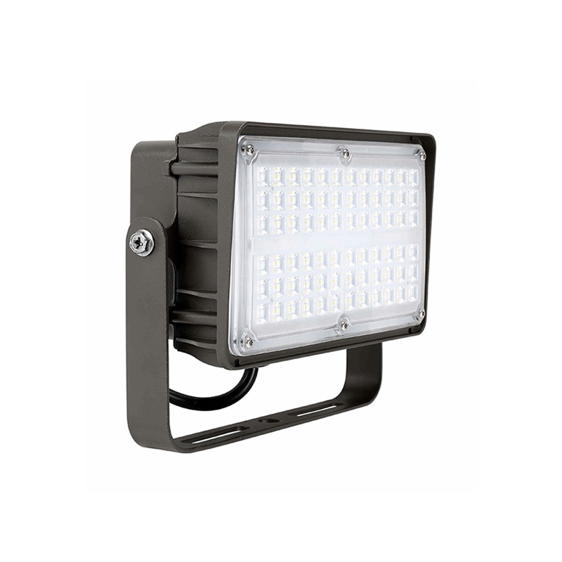 MFD08 SERIES LED Flood Light 45W Non-Dimmable Dark Bronze Clear PC Lens