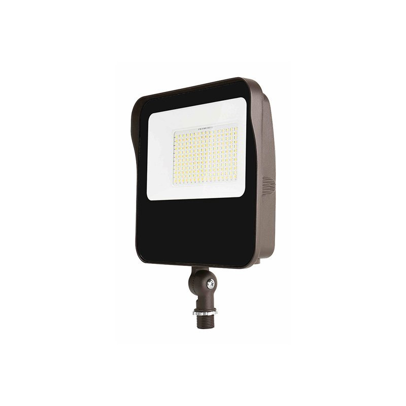 MFD11 SERIES LED Flood Light 120W Dark Bronze Clear Tempered Glass Lens