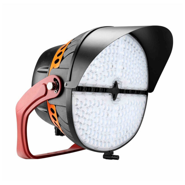 MSL01 SERIES LED Stadium Light 650W 480V Black With Red/Orange Accents Clear PC Lens