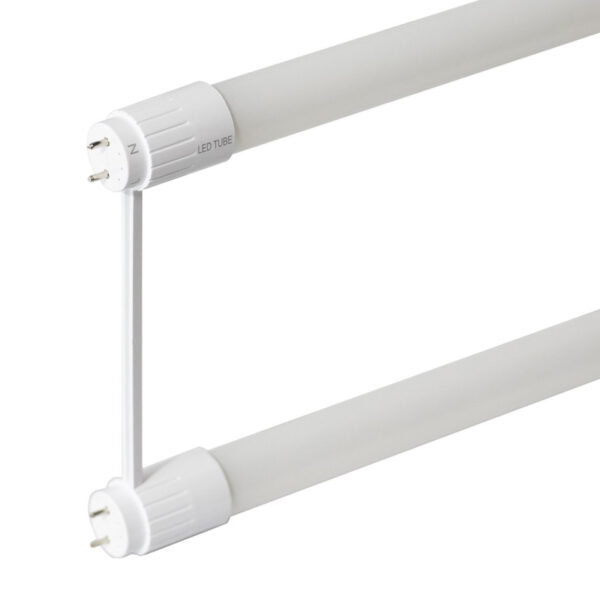 TRIPLE-PLAY SERIES - LED U6 2-FT U-Bend 15W Hybrid A+B Single-Double-Ended NSF Certified Frosted PC Tube