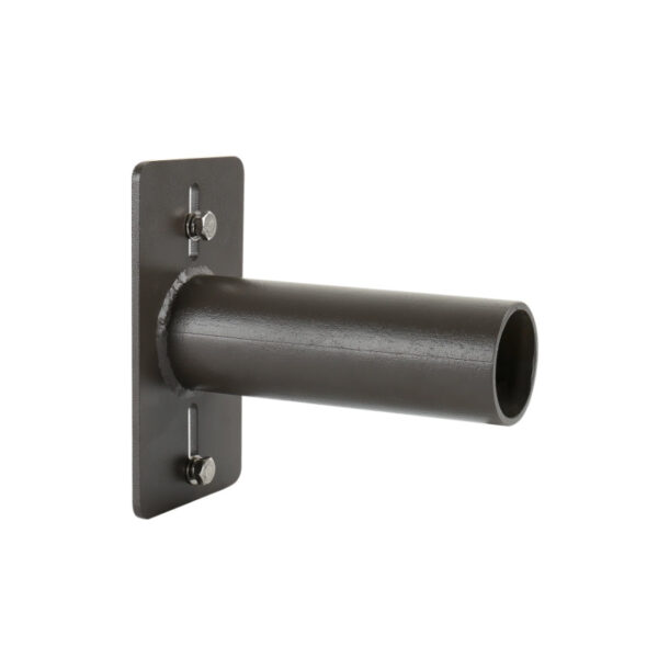 Single Horizontal Tenon Adapter for Square Pole Side, Dark Bronze