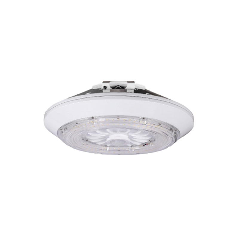 WSD SERIES LED Round Canopy Light plus Ambient Up Light 70W White Frosted PC Lens