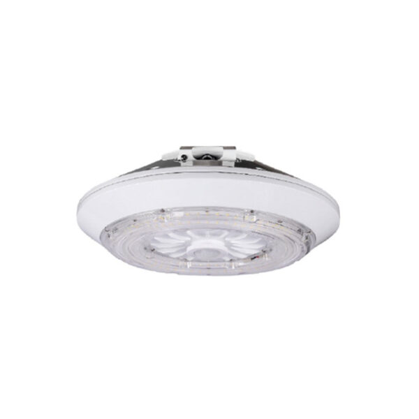 WSD SERIES LED Round Canopy Light plus Ambient Up Light 90W White Frosted PC Lens