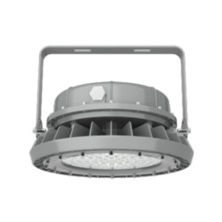 FLK, 200 Watts, 5000K,100-277VAC Input, 370mm Diameter, 0-10V Dimming, Beam Angle 120 degree, Meanwell Driver, Plane Glass, Bracket Installation, 1/2 NPT  Side Hole