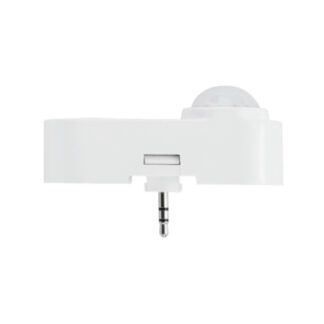 Keilton, Plug and Play Panel PIR Sensor, 2.5mm Audio Jack Base, DC12V, 9mAMax, Mount Height 15FT Max, Coverage 32FT Max, Daylight harvesting function