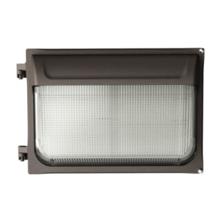 FLK, LED Invisbile Wallpack, G5 Series, Wattage: 80/100/120W  CCT: 3K/4K/5K, Built-In Photocell, 120-277v, White Paint