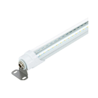 MasonLED, LED REFRIGERATOR LIGHT - Type 1 - 5FT - 22W - 184LM/W 4,046LM -5,000K - DLC 5.1 Premium - V-shape - CLEAR - Alu+PC - 40CM extension cable with male connector -50CM Power Cable with Male connector, IP65