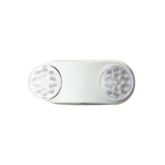 FLK, LED Bug Eye Emergency Battery Backup Light + Two 1.2W LED Lamp Heads